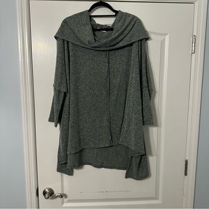 Easel Sweater, size 2XL, cowl neck